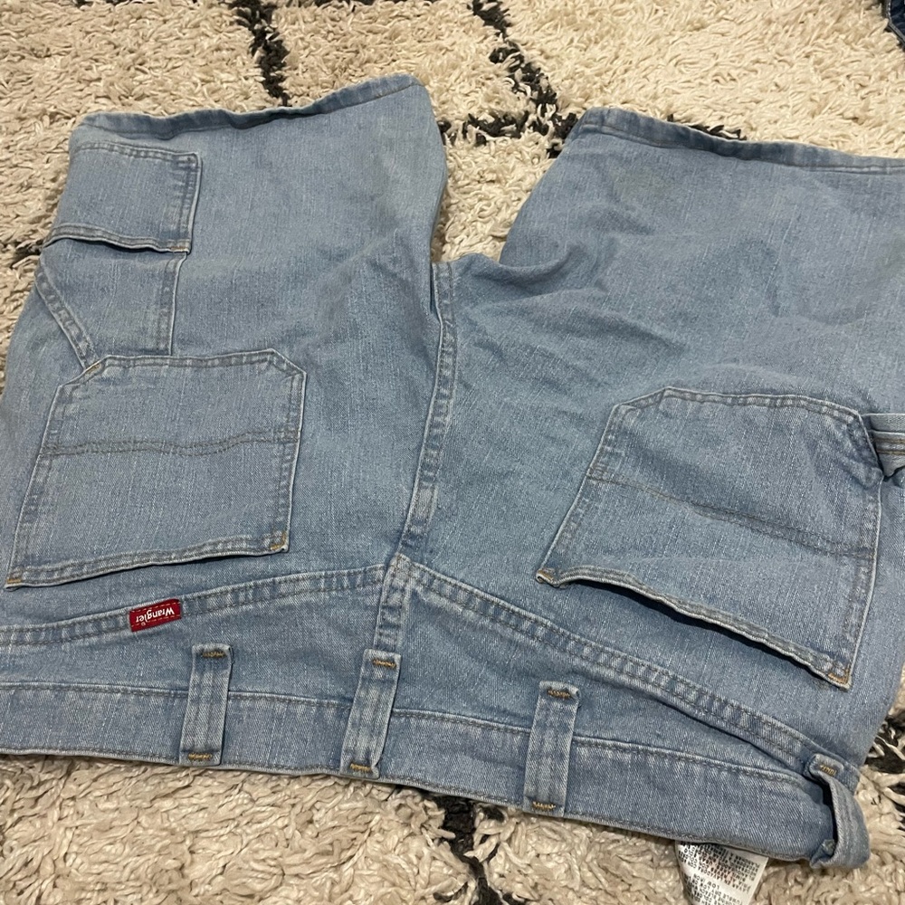 Wrangler Light Blue Denim Shorts